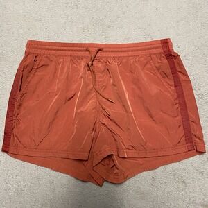 Athleta Expedition Shorts Womens 6 Rust Orange Nylon Lightweight Outdoors